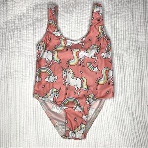 Girls One piece swimsuit gymnastics leotard Small